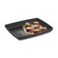 GN 1/2 Schale -FROSTFIRE- 32,5 x 26,5 cm, H: 4,5 cm Schwarz / silber