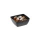 GN 1/6 Schale -FROSTFIRE- 17,6 x 16,2 cm, H: 7,5 cm Schwarz / silber
