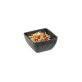 Schale -FROSTFIRE- 12,5 x cm, H: 6,5 cm Schwarz / silber