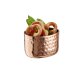 Schale -CRAFT- 8,5 x 6,5 cm, H: 5,5 cm Kupfer-look