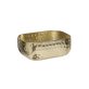 Schale -CRAFT- 12 x 9,5 cm, H: 5 cm Gold-look
