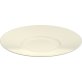 Teller flach rund breite Fahne 31cm weiß, KUMO