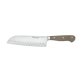 Santoku mit Kullenschliff Velvet Oyster CLASSIC Klingenlänge 17 cm