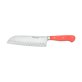 Santoku mit Kullenschliff Coral Peach CLASSIC Klingenlänge 17 cm